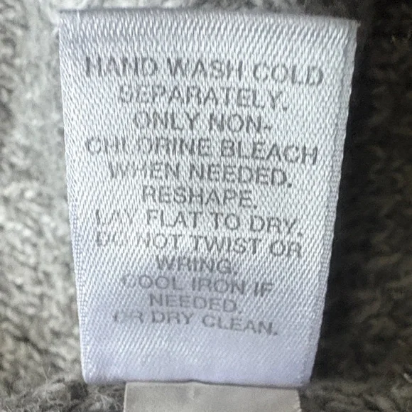 J.JILL Hooded Heather Gray Women's Sweater - Picture 4 of 12